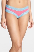 Thumbnail for your product : Honeydew Intimates 'Marti' Lace Trim Microfiber Hipster Briefs
