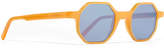 Thumbnail for your product : Andy Wolf - Octagon-frame Acetate Sunglasses - Yellow