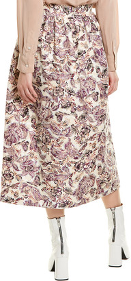 Anna Sui Butterfly Garden Maxi Skirt