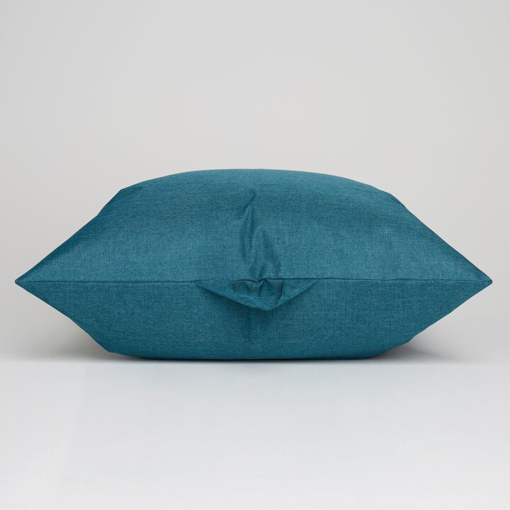 Dunelm Inflatable Indoor Outdoor Water Resistant Floor Cushion Peacock