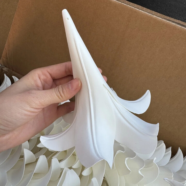 MHONTILY Artificial EVA Hanging Lily Foam Flower Head Room Decoration Party Supplies DIY Window Show Arrangement Accessories