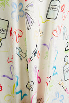 Thumbnail for your product : Maje Retake printed cupro-blend satin-jacquard midi dress