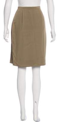 Giorgio Armani Pleated Knee-Length Skirt