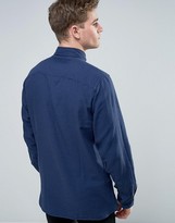 Thumbnail for your product : Jack and Jones Originals Long Sleeve Slim Fit Shirt In Gingham Check With Pocket