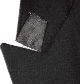 Thumbnail for your product : Balenciaga Contrast-Lapel Wool Blazer