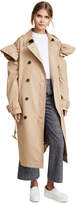 Thumbnail for your product : Sjyp Ruffle Trench Coat