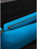Thumbnail for your product : Burberry Medium Embossed Leather Messenger Bag