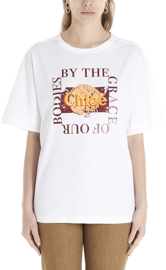 Chloé By The Grace Of Our Bodies Tee - ShopStyle T-shirts
