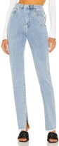 Thumbnail for your product : WeWoreWhat Slit Hem Jean