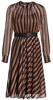 Thumbnail for your product : Akris Punto Houndstooth-Printed Crepe Dress