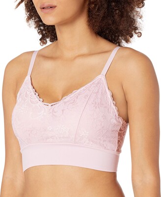 Ahh By Rhonda Shear Women's Lace Leisure Bra with Removable Pads