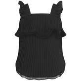 Thumbnail for your product : Little Remix Little RemixBlack Pleated Wilma Top