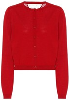 Thumbnail for your product : RED Valentino Wool and silk cardigan