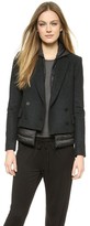 Thumbnail for your product : Theory Compact Wool Velvian Coat
