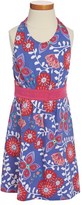 Thumbnail for your product : Tea Collection 'Royal Flower' Halter Dress (Toddler Girls)