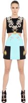 Thumbnail for your product : Fausto Puglisi Swarovski Crystals Wool Crepe Dress