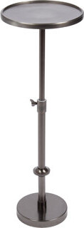 Kate and Laurel Engles Traditional Adjustable-Height Metal Pedestal Table