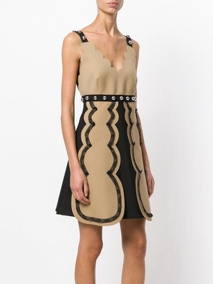 RED Valentino scalloped A-line dress