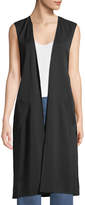 Thumbnail for your product : Laundry by Shelli Segal Long Tie-Back Slit-Side Vest