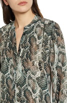 Thumbnail for your product : Cupcakes And Cashmere Clara Long Sleeve Snake Print Dress