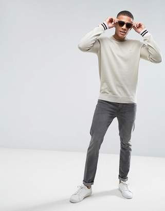 French Connection Crew Neck Knitted Jumper With Contrast Cuff
