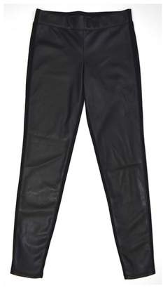 Tractr Faux Leather Ponte Skinny Pants