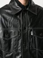Thumbnail for your product : Andrea Crews contrast stitch button-down jacket