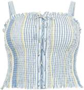 Thumbnail for your product : New Look Curves Stripe Lace Up Cami