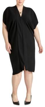 Rachel Roy Trendy Plus Size V-Neck Dress