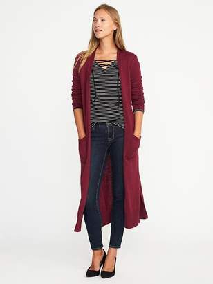 Old Navy Open-Front Extra-Long Sweater for Women