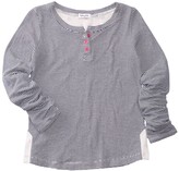 Thumbnail for your product : Splendid Printed Striped Long Sleeve Top (Big Girls)