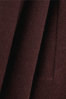 Thumbnail for your product : Chloé Oversized Cashmere Midi Dress - Burgundy