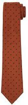 Thumbnail for your product : Hardy Amies Mens Copper & Navy Spot Tie