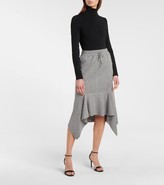 Thumbnail for your product : Tom Ford Cashmere and silk midi skirt