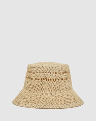 Oxford Women's Hats - Alize Straw Bucket Hat - Size One Size at The Iconic