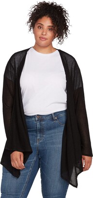 Volcom Women's Go Go Wrap Open Front Cardigan Sweater (Regular & Plus Size)
