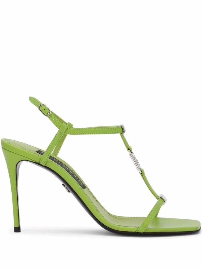 Dolce & Gabbana logo 90 mm sandals - ShopStyle