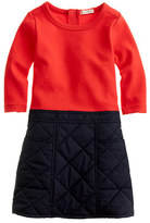 Thumbnail for your product : J.Crew Girls' two-in-one puffer dress