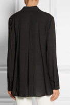 Thumbnail for your product : The Row Carlton oversized crepe blouse