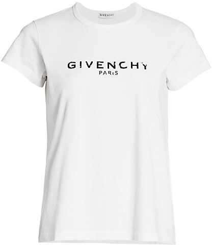 givenchy distressed t shirt
