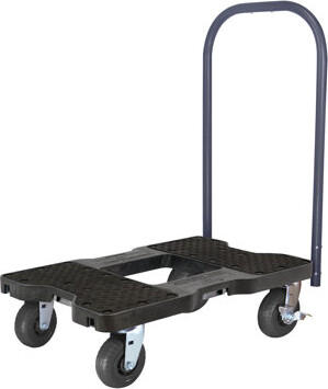 Snap-Loc 1,600 Lb Extreme-Duty Black-Ops E-Track Push Cart Dolly