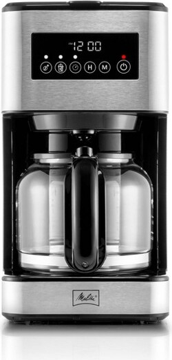Melitta MelittaAromaToccoPlus12cHot&IcedDripCoffeemakerwithGlassCarafe