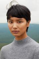 Thumbnail for your product : Mansur Gavriel Alpaca Silk Ribbed High Neck Sweater - Grey