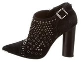 Thumbnail for your product : Barbara Bui Studded Pointed-Toe Booties