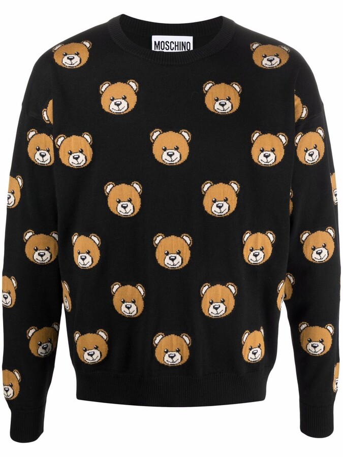 black teddy bear sweater