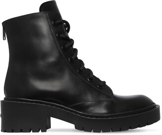 Kenzo 50mm Pike Lace-up Leather Combat Boots