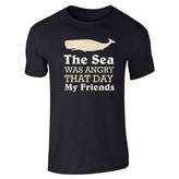 Thumbnail for your product : Pop Threads The Sea was Angry That Day My Friends Funny M Short Sleeve T-Shirt