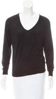 Thumbnail for your product : Miu Miu Long Sleeve V-Neck Sweater