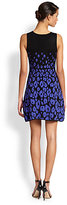 Thumbnail for your product : Shoshanna Leopard-Print Jacquard Sweater Dress