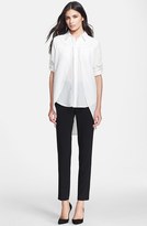 Thumbnail for your product : Halston Voile High/Low Overlay Shirt